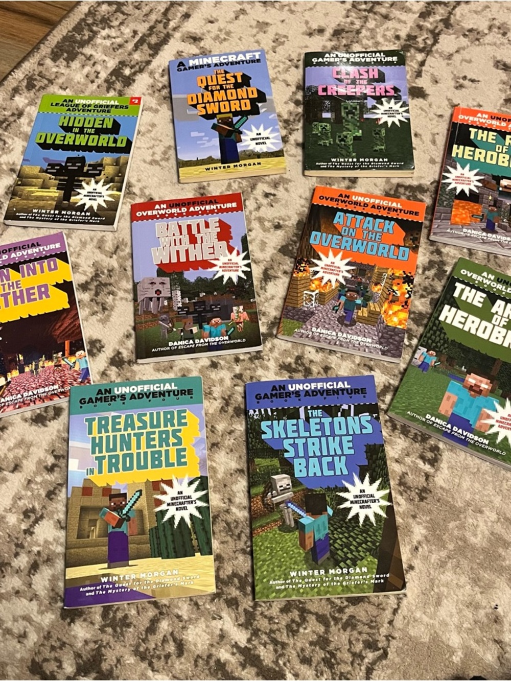 Minecraft Adventure Book Set - Colorful Covers